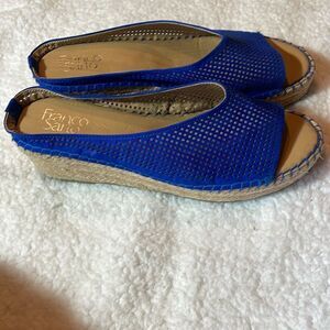 Franco sarto espadrilles wedge size 9M